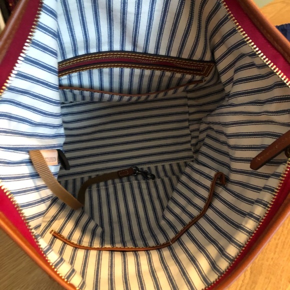 Dooney & Bourke Camden Suede Hobo - Picture 7 of 10